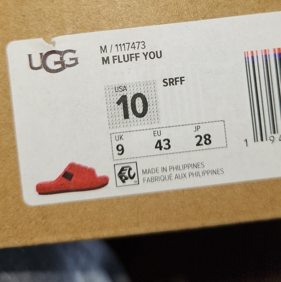 New Ugg Fluff  You Slides - Picture 2 of 4